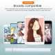 Stylet Capacitif À Pointe Disque En Silicone Pour Écrire Dessiner Compatible IOS Android Avec Capuchon Magnétique - www.yonis...