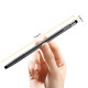 Stylet Tactile Passif Pour Smartphones Et Tablettes iOS Android À Double Embout Silicone Remplaçable