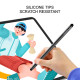 Stylet Tactile Passif Pour Smartphones Et Tablettes iOS Android À Double Embout Silicone Remplaçable