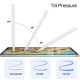 Stylet Pour iPad Avec Recharge Type-C Magnétique 8 Heures D’Autonomie Pointe Remplaçable Amovible Bl