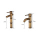Vasque De Salle De Bain À Poser Avec Robinet Cascade En Cuivre Eau Chaude Et Froide Style Rétro Euro