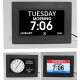 Horloge Calendrier Numérique 7 Pouces Pour Seniors Avec Rappels Médicaments 5 Alarmes Et Lecture USB