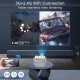 Vidéoprojecteur 720P 180 ANSI WiFi Double Bande Bluetooth 5.1 Avec Mise Au Point Électrique Et Suppo