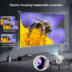 Vidéoprojecteur 720P 180 ANSI WiFi Double Bande Bluetooth 5.1 Avec Mise Au Point Électrique Et Suppo