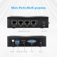 Mini PC Windows Quad-Core Économique et Silencieux avec Double Sortie HDMI VGA et Multi-Ports Pour P