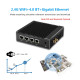 Mini PC Windows Quad-Core Économique et Silencieux avec Double Sortie HDMI VGA et Multi-Ports Pour P