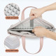 Sacoche Ordinateur Portable Ultra-Fine Étanche Avec Compartiments Multiples Et Sangle Amovible Pour 