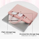 Sacoche Ordinateur Portable Universelle 15 Pouces Imperméable et Antichoc avec Grande Capacité et Do