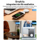 Chargeur Sans Fil 5 en 1 Pliable pour Téléphone Montre et Écouteurs avec Boîte de Rangement Intégrée et Sécurité Optimale - w...