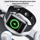 Chargeur Sans Fil 5 en 1 Pliable pour Téléphone Montre et Écouteurs avec Boîte de Rangement Intégrée et Sécurité Optimale - w...