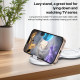 Chargeur Sans Fil 5 en 1 Pliable pour Téléphone Montre et Écouteurs avec Boîte de Rangement Intégrée et Sécurité Optimale - w...