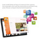 Cadre Photo Numérique Connecté 21.5 Pouces LCD Android 14 Haut-Parleurs Intégrés 4GB RAM 32GB Stockage Résolution Full HD WiF...