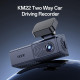 Dashcam HD 1K Avec Double Caméra Enregistrement Nocturne Et Écran IPS 1.47 Pouces 120 Degrés Angle L