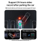 Dashcam HD 1K Avec Double Caméra Enregistrement Nocturne Et Écran IPS 1.47 Pouces 120 Degrés Angle L
