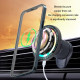 Chargeur Magsafe 15W Support Téléphone Sans Fil Magnétique Lumineux Pour Voiture et Bureau