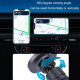 Chargeur Magsafe 15W Support Téléphone Sans Fil Magnétique Lumineux Pour Voiture et Bureau