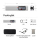 Lunettes Connectées HD 2.7K Caméra FPV Écran Couleur IPS Prise de Vue Facile Ultra Grand Angle 110° 
