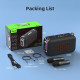 Enceinte Waterproof Portable Puissante 50W Avec Microphones Intégrés Pour Aventures En Plein Air