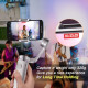 Stabilisateur Smartphone Pliable et Portable Avec Bras en Alliage d'Aluminium Pour Prises de Vue Gra
