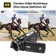 Caméscope Numérique 4K Écran Tactile IPS 3 Pouces Zoom Numérique 18X Vision Nocturne WiFi - www.yonis-shop.com