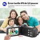 Caméscope Numérique 4K Écran Tactile IPS 3 Pouces Zoom Numérique 18X Vision Nocturne WiFi - www.yonis-shop.com