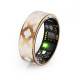 Bague Connectée Taille 10 En Or Rose Suivi Cardiaque Oxygène Sommeil Modes Sportifs Multiples Étanch