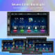 Autoradio 7 Pouces Double DIN Avec CarPlay Android Auto Bluetooth Et Caméra 4 Lumières