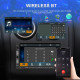 Autoradio 7 Pouces Double DIN Avec CarPlay Android Auto Bluetooth Et Caméra 4 Lumières