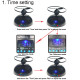 Réveil Volant Multifonction LED Pour Étudiants Avec Hélice Amovible En Plastique ABS Noir