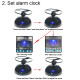 Réveil Volant Multifonction LED Pour Étudiants Avec Hélice Amovible En Plastique ABS Noir