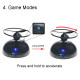 Réveil Volant Multifonction LED Pour Étudiants Avec Hélice Amovible En Plastique ABS Noir