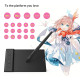 Tablette Graphique Ultra-Légère Pour Gamers OSU Avec Sensibilité À 8192 Niveaux Et Stylet Sans Batte