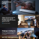 Mini Videoprojecteur Portable 5000 Lumens Android 9.0 4K 3D Full HD 1080P Batterie Longue Durée WiFi