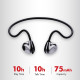 Casque Sport Sans Fil Bluetooth Léger Résistant À La Sueur Avec Réduction De Bruit Et Longue Autonom