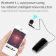 Écouteurs Bluetooth Sans Fil Avec Alerte Vibrante Longue Autonomie et Câble Rétractable