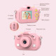 Appareil Photo Numérique Enfant 12MP 1080P Vidéo HD Écran 2 Pouces Zoom 4X Couleur Rose