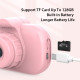 Appareil Photo Numérique Enfant 12MP 1080P Vidéo HD Écran 2 Pouces Zoom 4X Couleur Rose