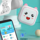 Mini Imprimante Portable Bluetooth Thermique Rose Haute Définition 200DPI Batterie Longue Durée Conn