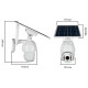 Camera IP Full HD 1080P 4G Surveillance Solaire Vision Nocturne Audio Bidirectionnel Alarme PIR Rada