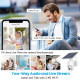Camera IP Full HD 1080P 4G Surveillance Solaire Vision Nocturne Audio Bidirectionnel Alarme PIR Rada