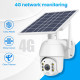 Camera IP Full HD 1080P 4G Surveillance Solaire Vision Nocturne Audio Bidirectionnel Alarme PIR Rada