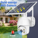 Camera IP Full HD 1080P 4G Surveillance Solaire Vision Nocturne Audio Bidirectionnel Alarme PIR Rada