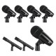 Microphone Dynamique 7 Pièces Pour Batterie Et Instruments Avec Installation Facile Et Excellente Re