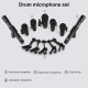 Microphone Dynamique 7 Pièces Pour Batterie Et Instruments Avec Installation Facile Et Excellente Re