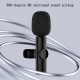 Microphone Sans Fil Lavalier Type-C 1 To 1 Pour Téléphone Mobile Vidéo En Direct Haute Qualité