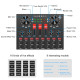 Table De Mixage Bluetooth Avec Microphone Kit Complet Pour Enregistrement Studio Et Live