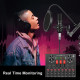 Table De Mixage Bluetooth Avec Microphone Kit Complet Pour Enregistrement Studio Et Live