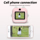 Appareil Photo Enfant Mini Imprimante HD Vidéo Caméra Numérique Avec Oreilles Lumineuses Transmissio