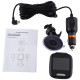 Dashcam Full HD 1080P Avec Écran LCD 2.0 Pouces Vision Nocturne Grand Angle 170 Degrés Détection De 
