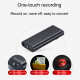 Dictaphone Intelligent Avec Écran HD Annulation Du Bruit Clip Arrière 8GB Noir